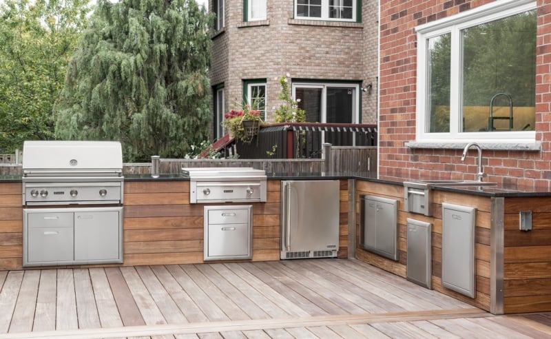 Large L-Shaped Outdoor Kitchen | My Outdoor Kitchen